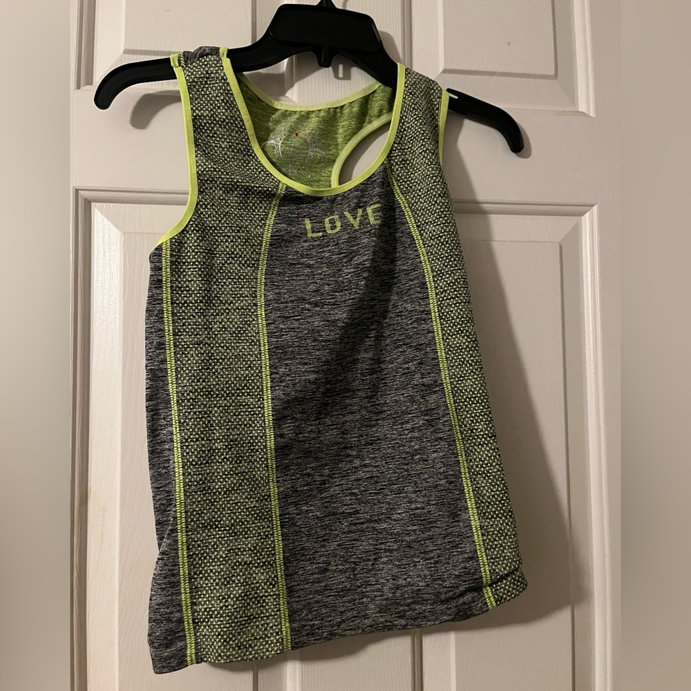 Fitness top neon green